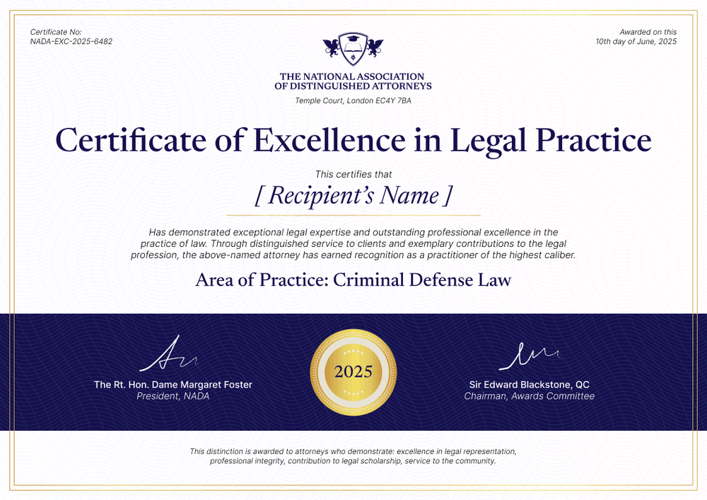 Free Lawyer Certificate Template – Landscape Free Lawyer Certificate Template – Landscape