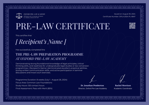 Blue Lawyer Certificate Template – Landscape Blue Lawyer Certificate Template – Landscape