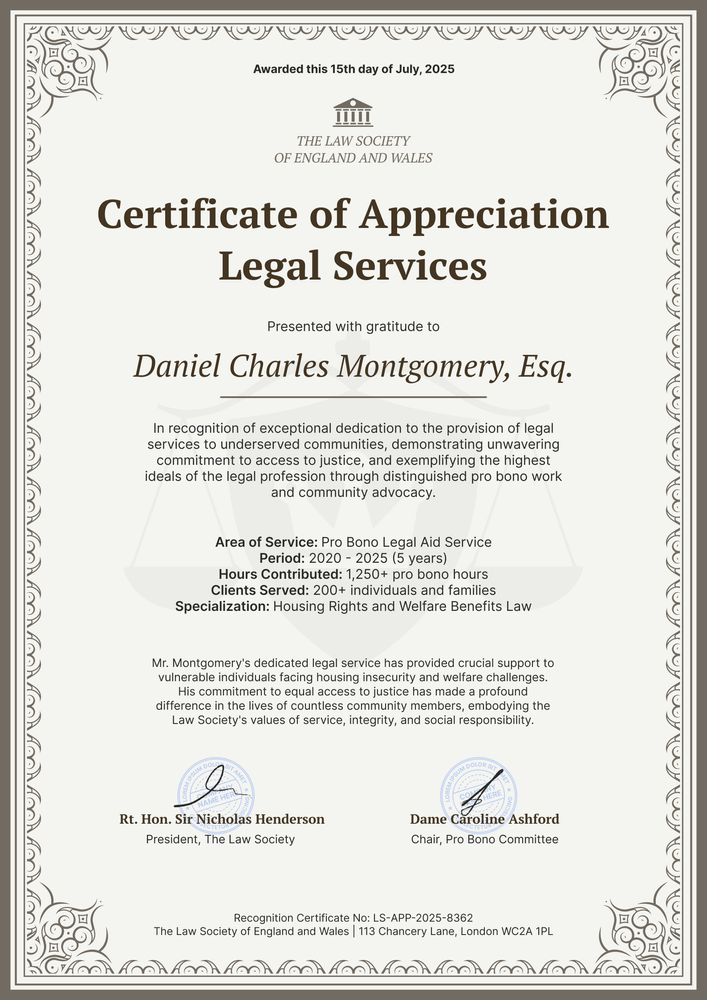 Editable Lawyer Certificate Template – Portrait Editable Lawyer Certificate Template – Portrait