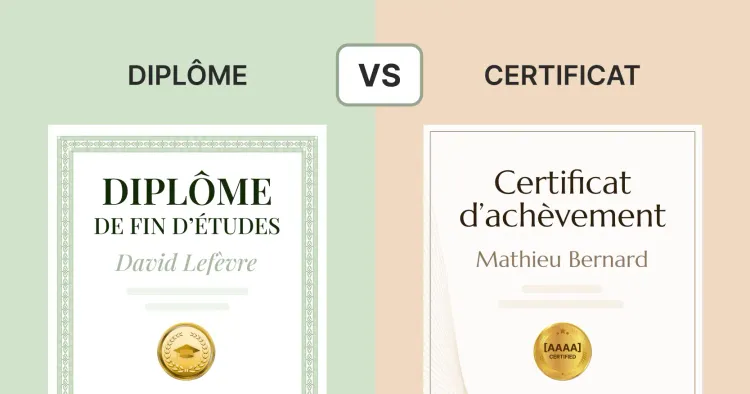 Certificat ou diplôme : quelle est la différence ? cover image Certificat ou diplôme : quelle est la différence ? cover image