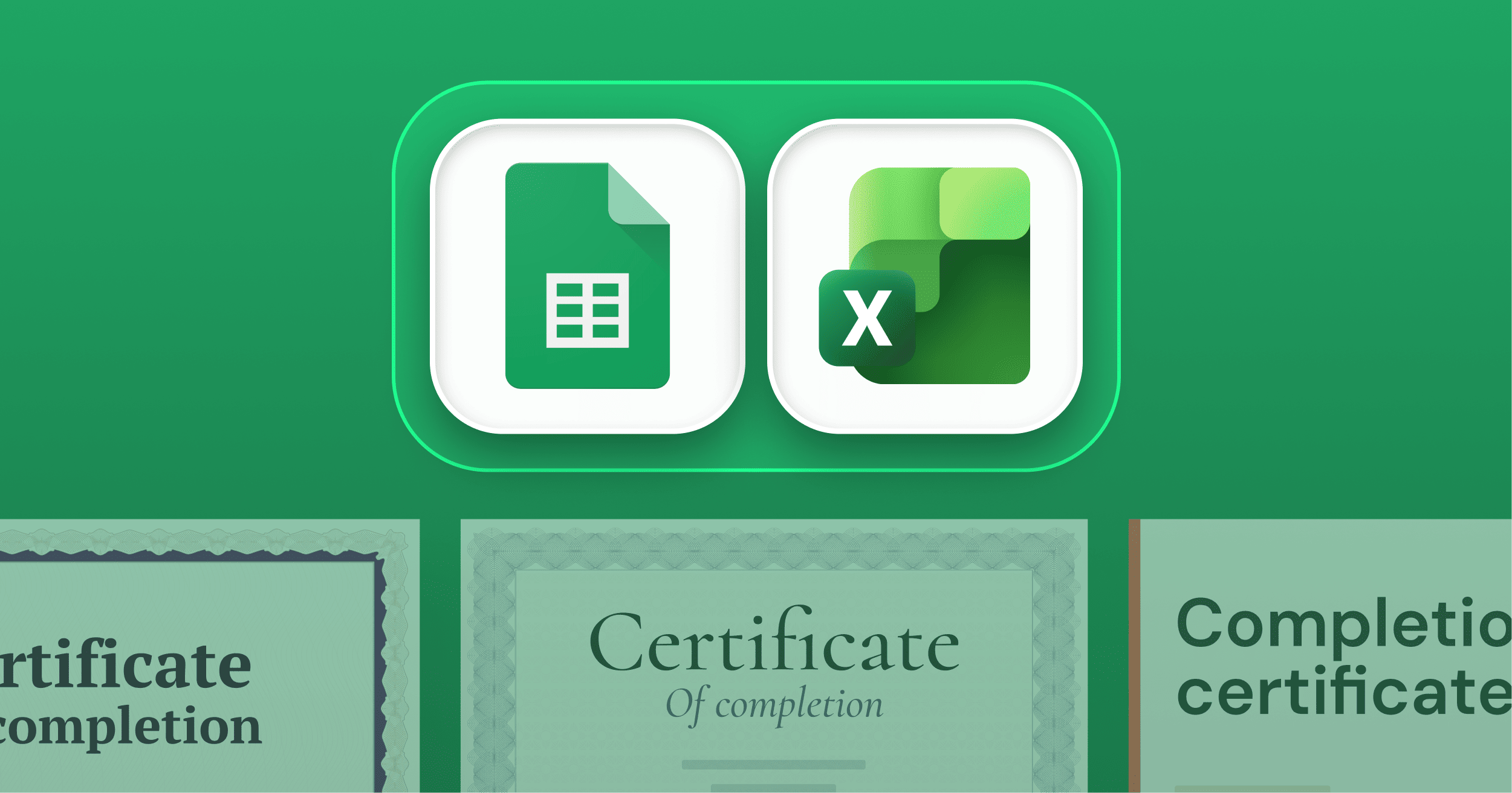 How to Generate Certificates from Google Sheets and Excel in 2026? cover image How to Generate Certificates from Google Sheets and Excel in 2026? cover image