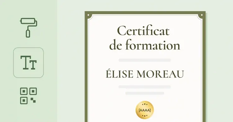 Comment créer un certificat de formation ? cover image Comment créer un certificat de formation ? cover image