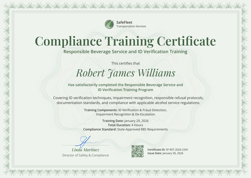 Editable Compliance Training Certificate Template - Landscape Editable Compliance Training Certificate Template - Landscape