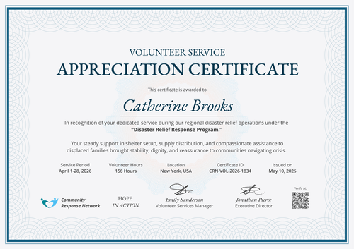 Appreciation Certificate Template - Landscape Appreciation Certificate Template - Landscape