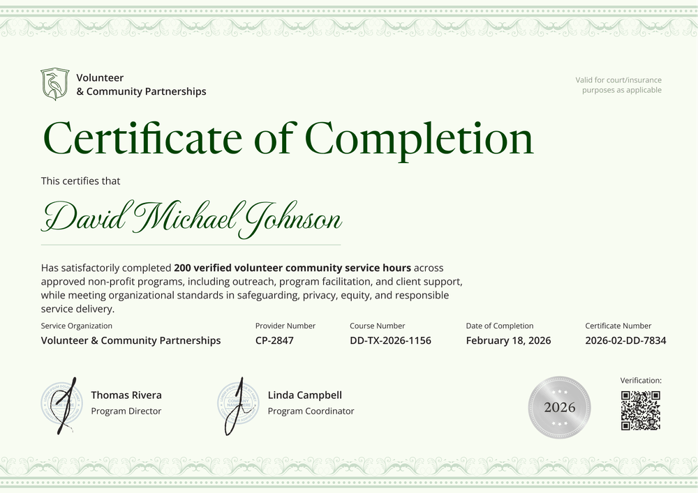 Clean and green certificate of completion template Clean and green certificate of completion template