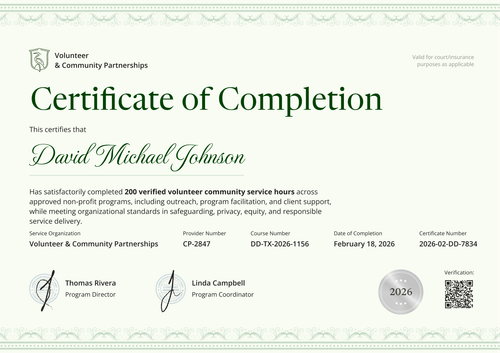 Clean and green certificate of completion template Clean and green certificate of completion template